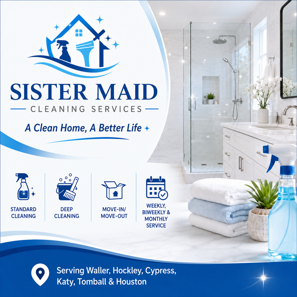Sister Maid Cleaning Services — services and service area